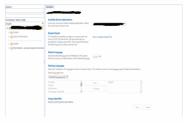 Term Store Management